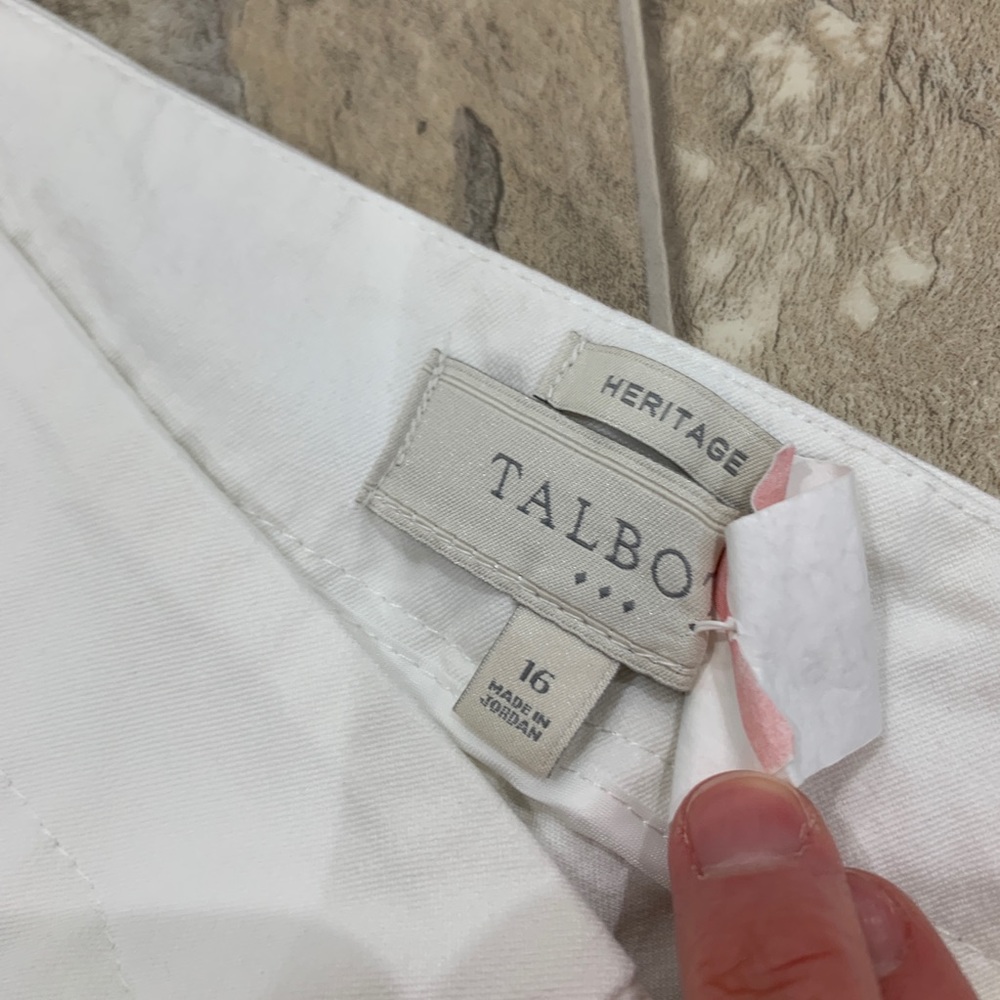 Talbots White Capris - image 3
